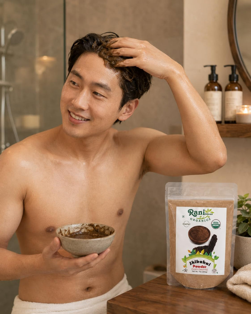 Rani Organic Shikakai Powder (Acacia Concinna) 7oz (200g) ~ All Natural | Vegan | Gluten Friendly | NON-GMO | Indian Origin | USDA Certified Organic