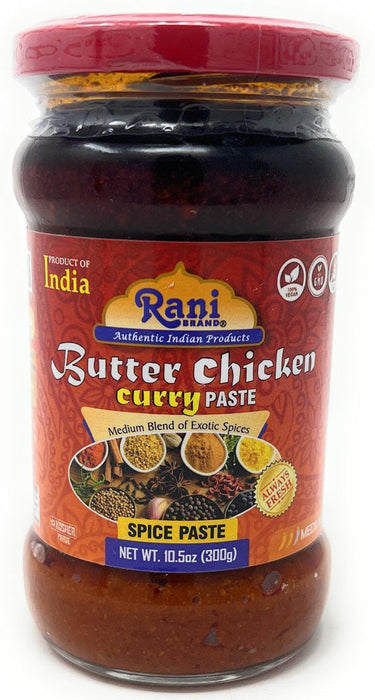 Rani Butter Chicken Curry Paste 10.5oz (300g) Glass Jar ~ Easy to Use | Vegan | No Colors | All Natural | NON-GMO | Gluten Free | Indian Origin