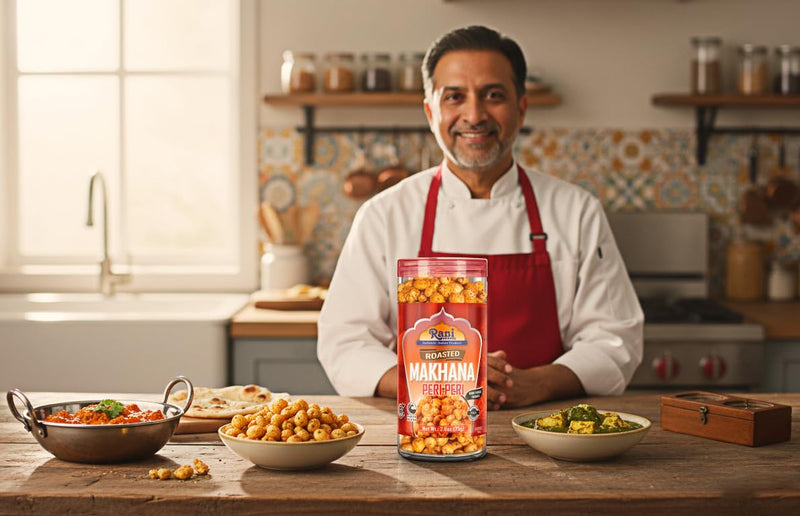 Roasted Makhana, Peri Peri Flavor - 2.6oz (75g) - Rani Brand Authentic Indian Products