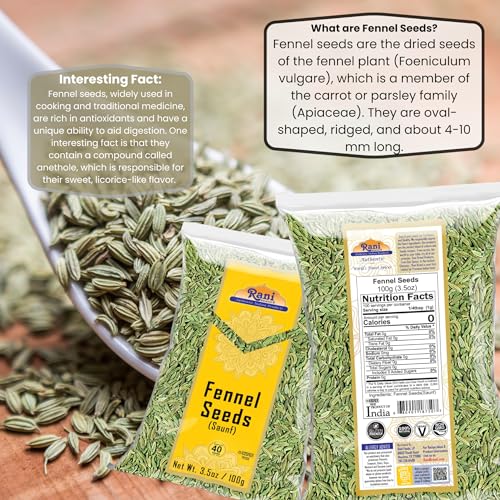 where to buy fennel seeds for planting Rani Fennel Seeds (Saunf Sabut) Whole Spice 3.5oz (100g) All Natural ~ Gluten Friendly | Non-gmo | Kosher | Vegan