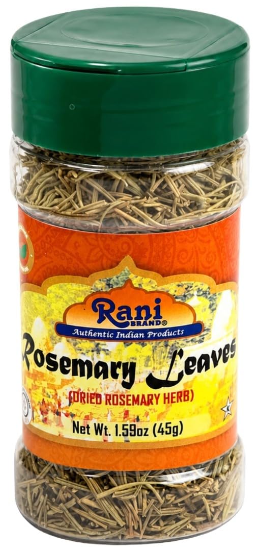 Rani Dried Rosemary Leaves 1.5oz (45g) PET Jar ~ All Natural | Gluten Friendly | NON-GMO | Kosher | Vegan | Indian Origin