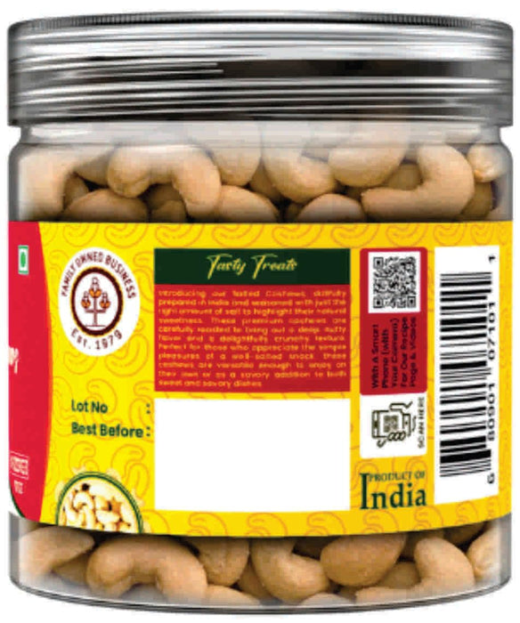 Rani Salted Roasted Cashews 7oz (200g) PET Jar, Non-Fried, Oil Free ~ All Natural | Vegan | Gluten Friendly | NON-GMO | Kosher | Air Roasted, Crunchy & Flavorful