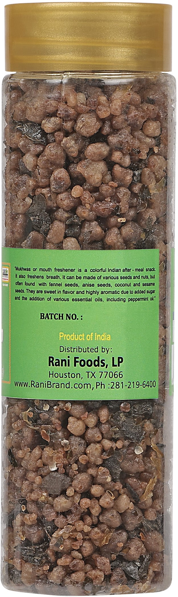 Rani Mitha Paan (Sweet Paan) 3.1oz (90g) PET Jar ~ Indian After Meal Digestive Treat | Vegan | Gluten Friendly | NON-GMO | Indian Origin