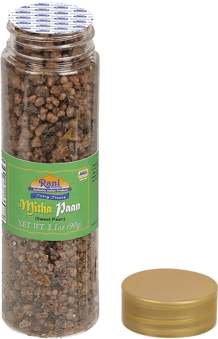 Rani Mitha Paan (Sweet Paan) 3.1oz (90g) PET Jar ~ Indian After Meal Digestive Treat | Vegan | Gluten Friendly | NON-GMO | Indian Origin