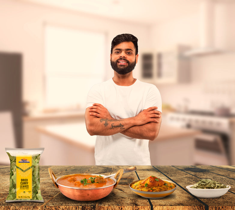 Rani Dried Curry Whole Leaves (Kari Neem Patha) 0.5oz (14g) All Natural | Vegan | Gluten Friendly | NON-GMO | Kosher | Product of USA