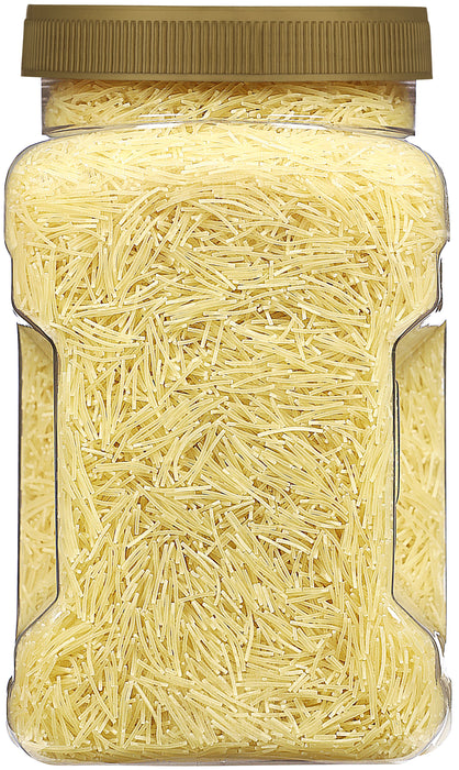 Rani Plain Vermicelli (Wheat Noodles) 28oz (1.75lbs) 800g PET Jar ~ All Natural | Vegan | NON-GMO | Indian Origin