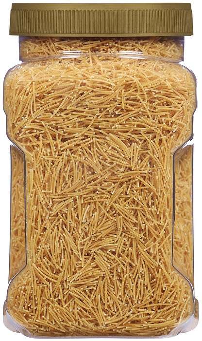 Rani Roasted Vermicelli (Roasted Wheat Noodles) 28oz (1.75lbs) 800g PET Jar ~ All Natural | Vegan | NON-GMO | Kosher | Indian Origin