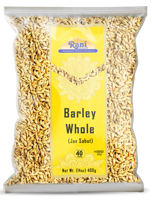 Rani Barley (Jav) Whole With Husk (Non-hulled) 14 oz (400g) ~ All Natural | Vegan | NON-GMO | Kosher | Indian Origin