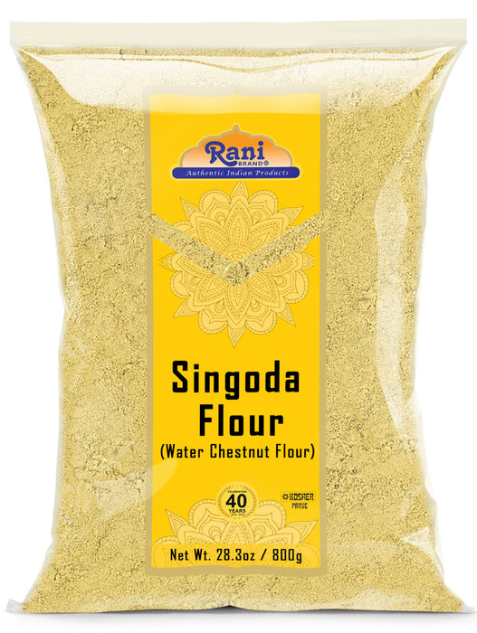 Rani Singoda Flour (Chetsnut Flour) 28oz (800g) ~ All Natural | Vegan | Gluten Friendly | NON-GMO | Kosher | Indian Origin