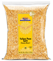 Rani Yellow Peas Split, Dried (Vatana, Matar) 128oz