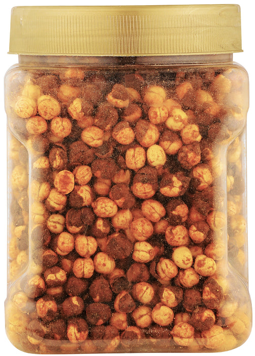 Rani Roasted Chana (Chickpeas) Chilli Garlic Flavor 14oz (400g) PET Jar ~ All Natural | Vegan | No Preservatives | Gluten Friendly | Indian Origin | Great Snack, Ready to Eat | Seasoned with 6 Spices