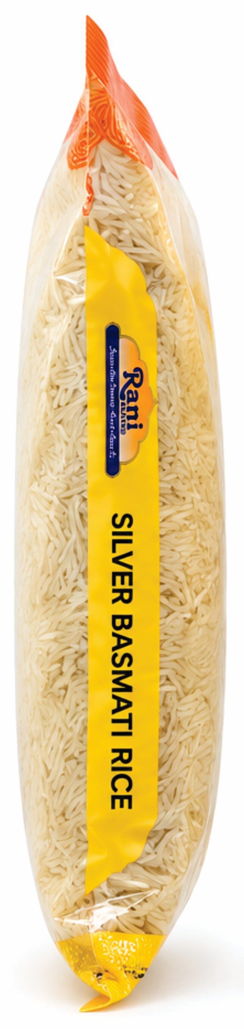Rani Silver White Basmati Rice Extra Long Aged 4-Pound Bag, 4lbs (64oz) 1.81kg ~ All Natural | Gluten Friendly | Vegan | Indian Origin | Kosher | Export Quality