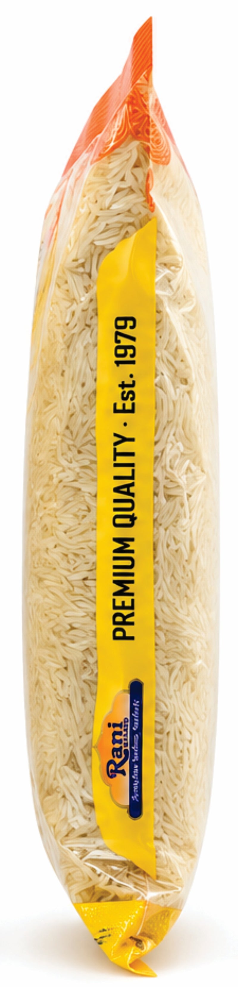 Rani Silver White Basmati Rice Extra Long Aged 4-Pound Bag, 4lbs (64oz) 1.81kg ~ All Natural | Gluten Friendly | Vegan | Indian Origin | Kosher | Export Quality