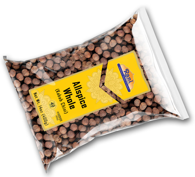 Rani Allspice (Kabab Chini) Whole Spice 14oz (400g) ~ All Natural | Vegan | Gluten Friendly | NON-GMO | Kosher | Product of Jamaica