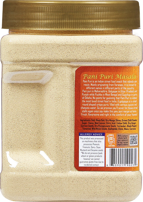 Rani Pani Puri Masala (14-Spice Blend for Indian Spicy Water) 24.5oz (1.54lbs) 700g PET Jar ~ All Natural | Vegan | No Colors | Gluten Friendly | NON-GMO | Kosher | Indian Origin, gol gappa