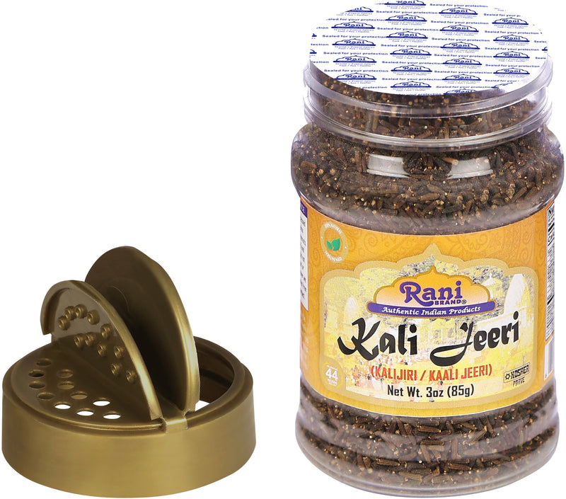 Rani Kali Jeeri 3oz (85g) Natural ~ Gluten Friendly | NON-GMO | Vegan | Kosher | Indian Origin | Kalijiri / Kaali Jeeri