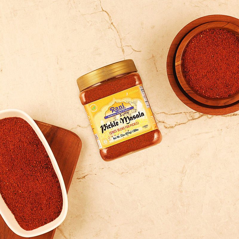 Rani Pickle (Achar) Masala Indian Spice Blend 22oz (1.375lbs) 624g PET Jar ~ Vegan | Gluten Friendly | NON-GMO | No colors | Kosher | Indian Origin