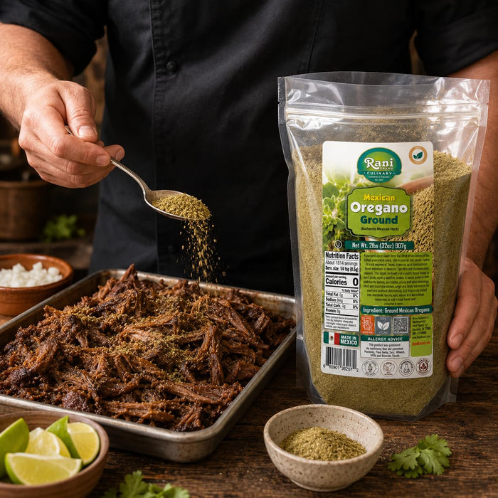 Rani Mexican Oregano Ground (Authentic Mexican Herb) 32oz (2lbs) 908g ~ All Natural | Gluten Free | NON-GMO | Kosher | Vegan | Sodium Free | Product of Mexico