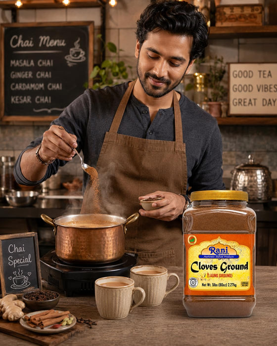 Rani Cloves Powder (Laung) Indian Spice 80oz (5lbs) 2.27kg Bulk PET Jar ~ All Natural, Gluten Friendly | NON-GMO | Kosher | Vegan | Indian Origin