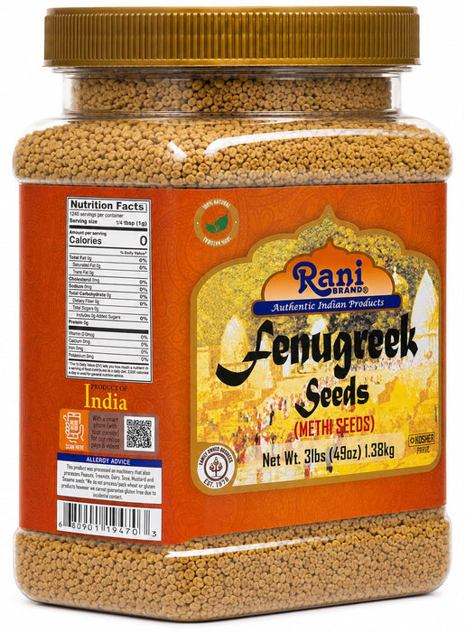 Rani Fenugreek (Methi) Seeds {11 Sizes Available}