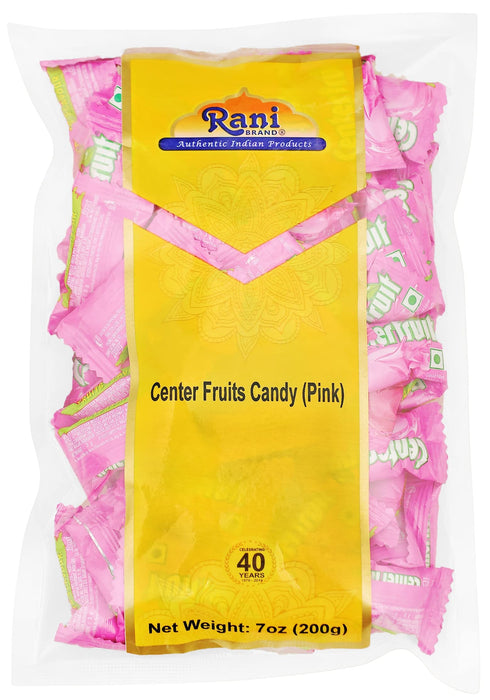 Rani Center Fruits Candy 7oz (200g) Individually Wrapped ~ Indian Tasty Treats | Vegan | Gluten Friendly | NON-GMO | Indian Origin