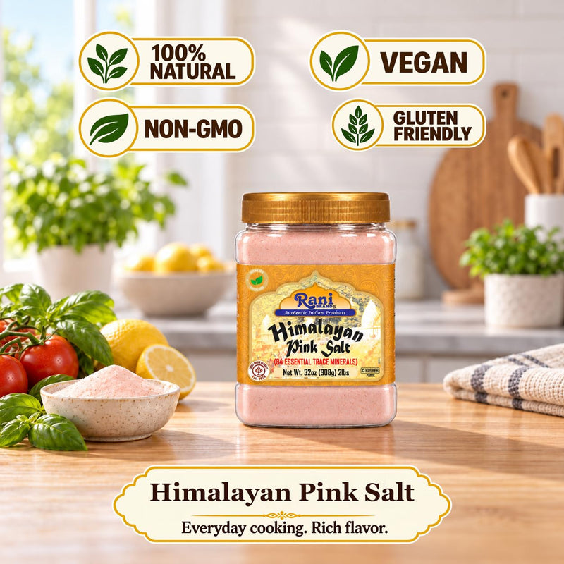 Rani Himalayan Pink Salt Granules {8 Sizes Available}