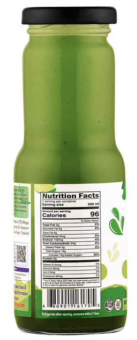Rani Aam Panna 6.7 fl oz (200 ml) Glass Bottle, Pack of 2 ~ Indian Fruit Beverage | Vegan | Gluten Free | NON-GMO | Indian Origin