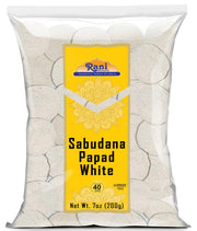 Rani Sabudana (Sago) Papad White 7oz