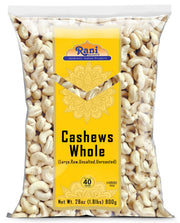 Rani Raw Cashews Whole (uncooked, unsalted) 28oz