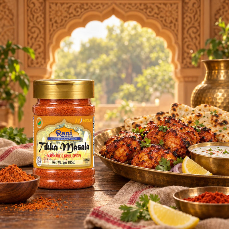 Rani Tikka Masala Indian 7-Spice Blend 3oz (85g) ~ All Natural, Salt-Free | Vegan | Kosher | No Colors | Gluten Free Ingredients | NON-GMO