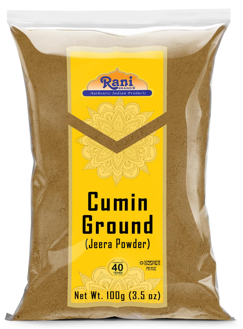 Rani Cumin (Jeera) Powder Spice 100g (3.5oz) ~ All Natural | Vegan | Gluten Friendly | NON-GMO | Indian Origin