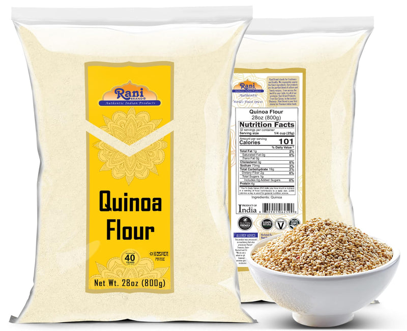 Rani Quinoa Flour 28oz (1.75lbs) 800g ~ All Natural | Vegan | Gluten Friendly | NON-GMO | Kosher | Indian Origin