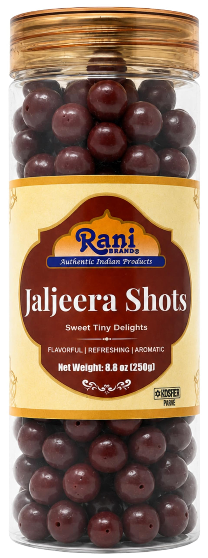 Rani Jal Jeera Shots (Premium Mouth Freshener) 8.8oz (250g) PET Jar, After meal Candy ~ Indian Tasty Treats | Vegan | Gluten Friendly | NON-GMO | Indian Origin