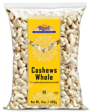 Rani Raw Cashews Whole (uncooked, unsalted) 14oz