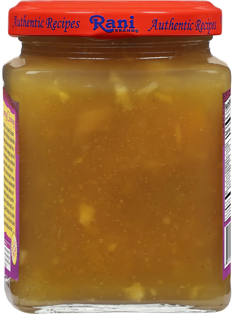 Rani Major Grey Mango Chutney (Indian Preserve) 12.3oz (350g) Glass Jar, Ready to eat, Vegan, Pack of 5+1 FREE ~ Gluten Free, All Natural, NON-GMO, Kosher