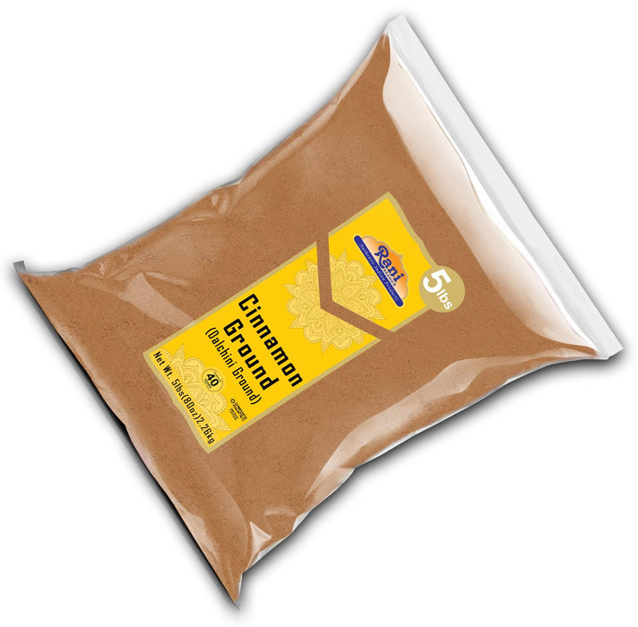 Rani Cinnamon Powder (Ground) Spice 80oz (5lbs) 2.27kg Bulk ~ All Natural | Salt-Free | Vegan | No Colors | Gluten Friendly | NON-GMO | Kosher