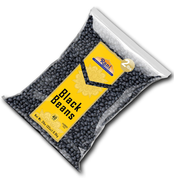 Rani Black Beans (Turtle Beans) 32oz (2lbs) 908g ~ All Natural | Vegan | Gluten Friendly | NON-GMO | Kosher | Product of USA
