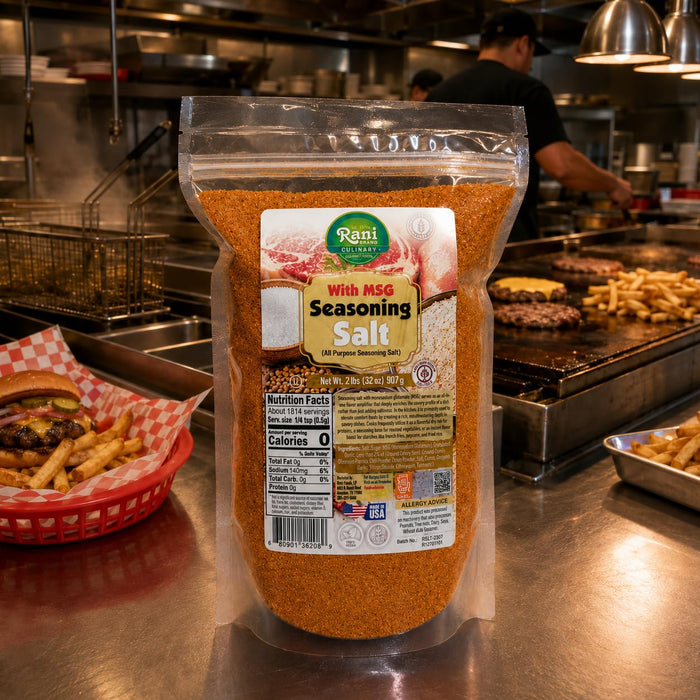 Rani Seasoning Salt with MSG (All Purpose Seasoning Salt) 32oz (2lbs) 908g ~ Gluten Free | NON-GMO | Kosher | Vegan | Sodium Free | Product of USA