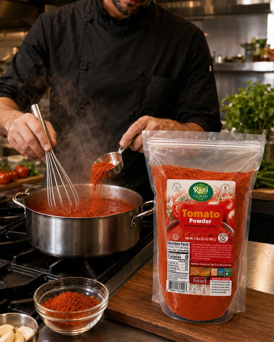 Rani Tomato Powder (Pure Dehydrated Tomato Base) 32oz (2lbs) 908g ~ Gluten Free | NON-GMO | Kosher | Vegan | Sodium Free | Product of Israel