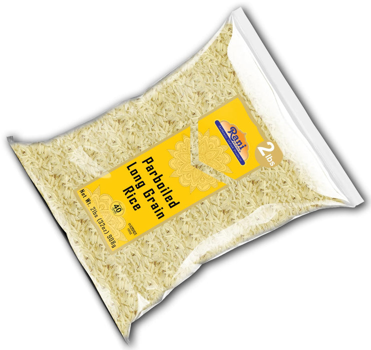 Rani Parboiled Long Grain Rice 32oz (2lbs) 908g ~ All Natural | Gluten Friendly | Vegan | Non-GMO| Kosher | Product of USA