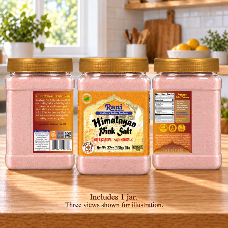 Rani Himalayan Pink Salt Granules {8 Sizes Available}