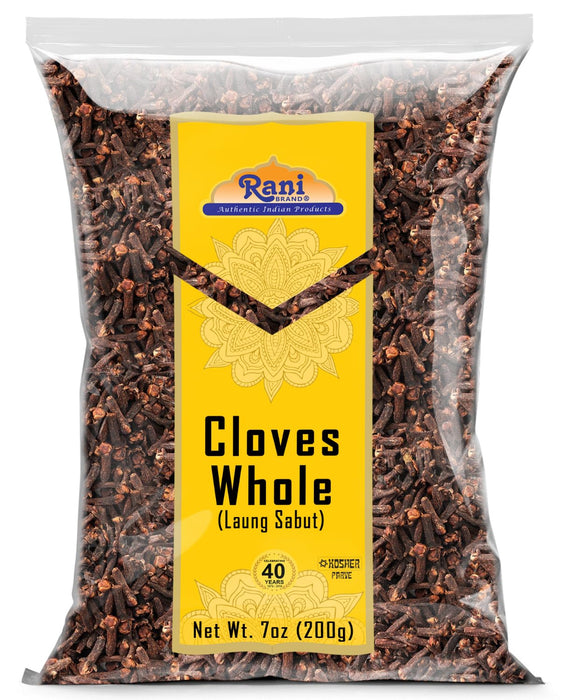 Rani Cloves Whole (Laung) 7oz (200g) Great for Food, Tea, Pomander Balls and Potpourri, Hand Selected, Spice ~ All Natural | NON-GMO | Kosher | Vegan