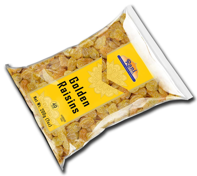 Rani Golden Raisins 7oz (200g) ~ All Natural | Gluten Friendly | NON-GMO | Kosher | Vegan | Indian Origin