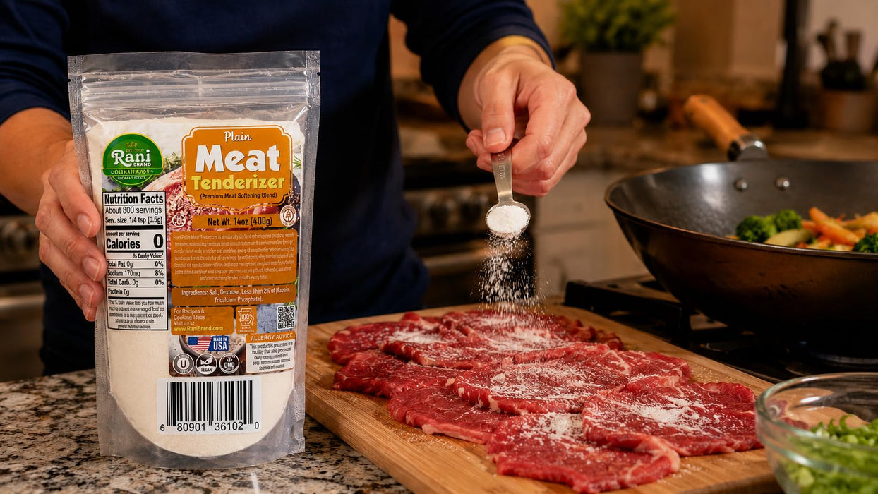Rani Plain Meat Tenderizer (Premium Meat Softening Blend) 14oz (400g) ~ Gluten Free | NON-GMO | Kosher | Vegan | Product of USA