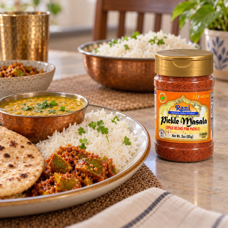 Rani Pickle (Achar) Masala Natural Indian Spice Blend 3oz (85g) PET Jar ~ All Natural | Vegan | Gluten Friendly | NON-GMO | No colors | Indian Origin