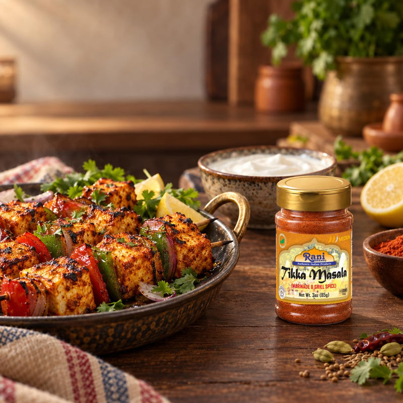 Rani Tikka Masala Indian 7-Spice Blend 3oz (85g) ~ All Natural, Salt-Free | Vegan | Kosher | No Colors | Gluten Free Ingredients | NON-GMO