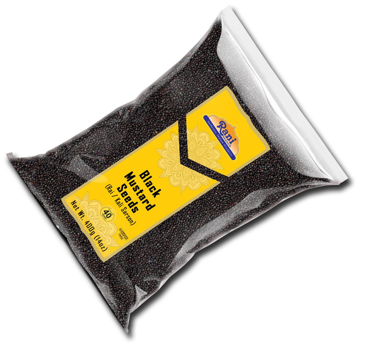 Rani Black Mustard Seeds Whole {10 Sizes Available}