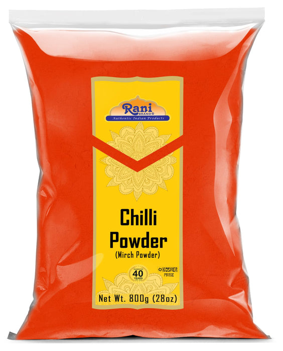 Rani Chilli Powder (Mirchi) Ground Indian Spice 28oz (800g) ~ All Natural, Salt-Free | Vegan | No Colors | Gluten Friendly | NON-GMO | Kosher | Indian Origin