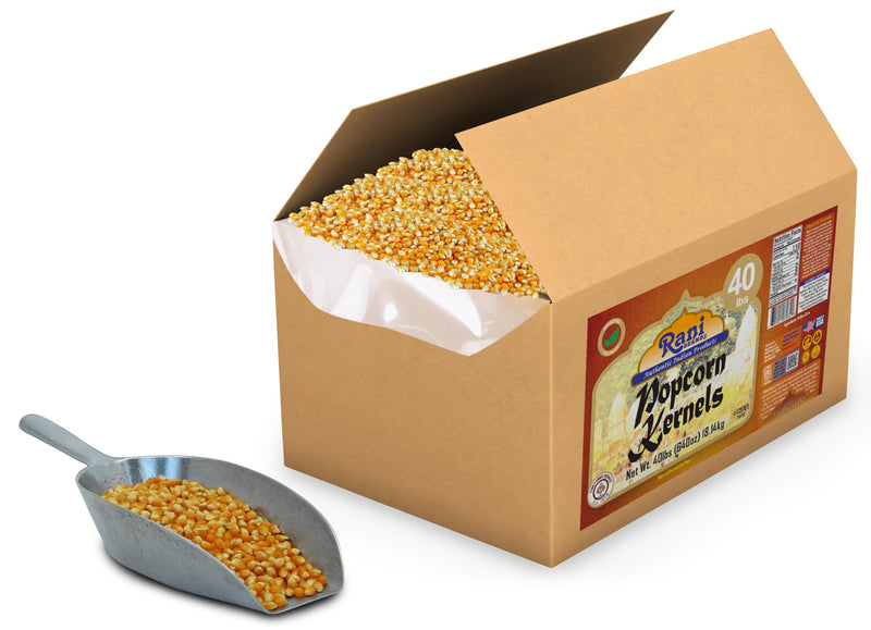 Popcorn Kernels 40lbs (640oz) 18.14kg - Rani Brand Authentic Indian Products