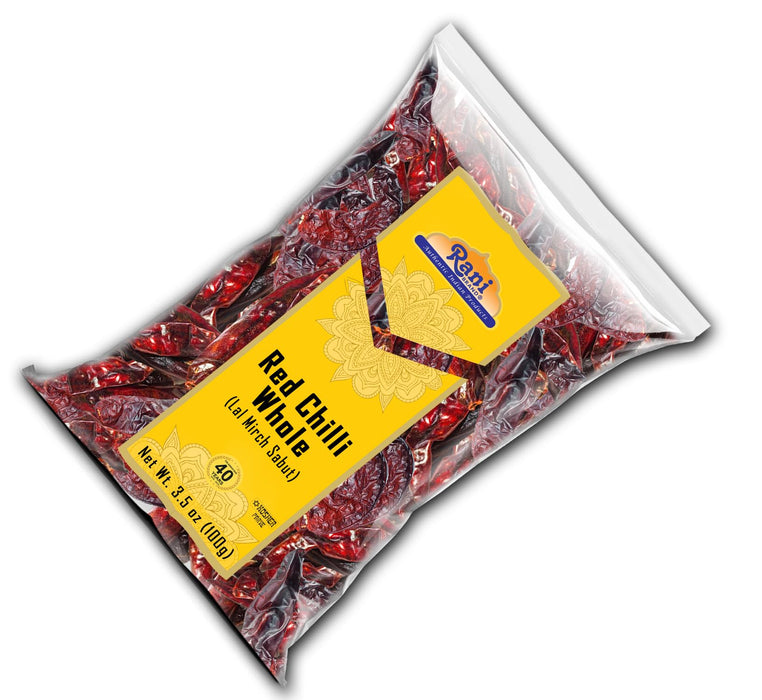 Rani Chilli Whole 3.5oz (100g) ~ All Natural | Vegan | No Colors | Gluten Friendly | NON-GMO | Kosher